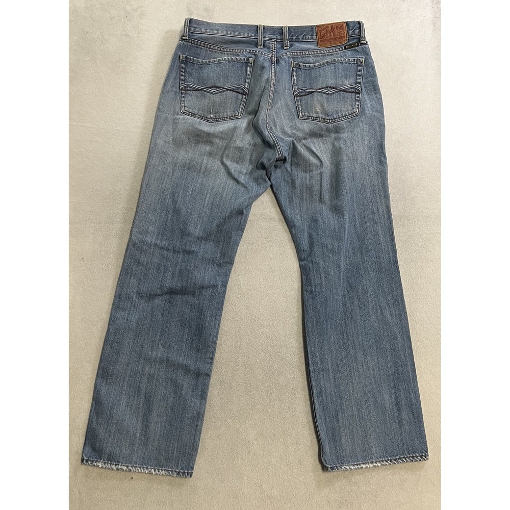 Vintage Lucky Brand Jeans Men's Size 36x32 Light Wash Normcore Distressed